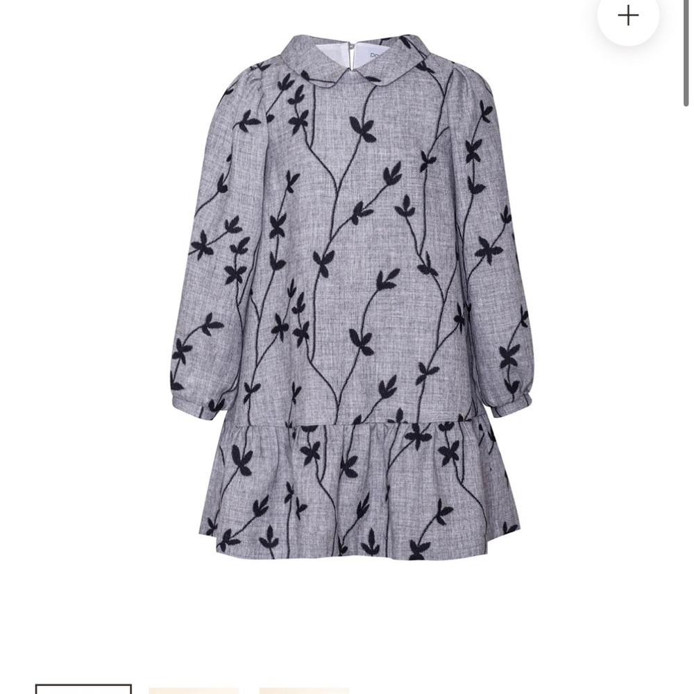 PAAD MODE VISCOSE DRESS THUNBERGIA GREY